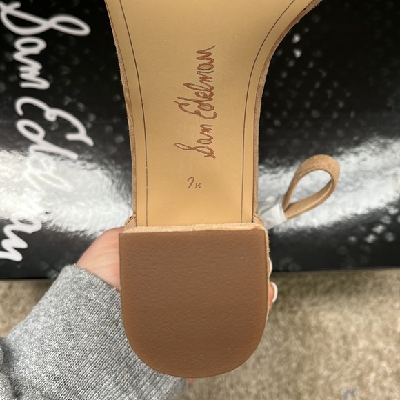 Sam Edelman 7.5 Suede Odila Heels - Picture 3 of 3